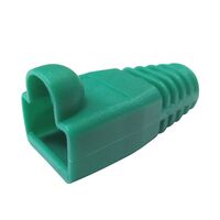 STRAIN RELIEF BOOT, RJ45 GREEN, [20] PACK