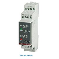 TIMER, TWIN 24-240VAC/DC 1S-300H, DIN RAIL MOUNTABLE