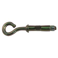 SLEEVE ANCHOR, EYEBOLT 8x40mm M6 THREAD, 10mm EYE I.D [100]