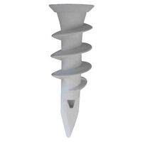 WALLBOARD ANCHOR, 8G ZINC 30mm LNG/DP,3.5-5mm SCRW [100]