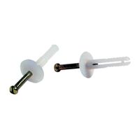 NYLON ANCHOR, MUSHROOM HD 6.5 x 25mm, HOLE 6.5mm [200]