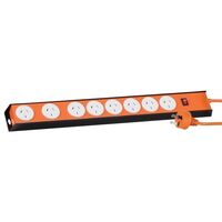 POWERBOARD 8 WAY METAL SURGE SPACED SOCKET