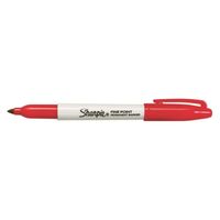 SHARPIE FINE POINT MARKER 1mm TIP, RED (12)