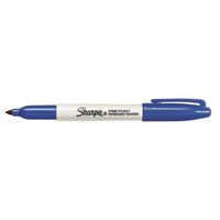 SHARPIE FINE POINT MARKER 1mm TIP, BLUE (12)