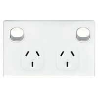 POWER POINT, DOUBLE, 15A A SERIES