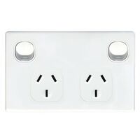 POWER POINT, DOUBLE, 10A DOUBLE POLE, A SERIES