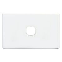 SWITCH PLATE ONLY, NO MECHS 1 GANG WITH COVER