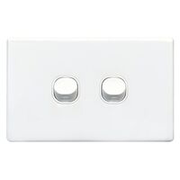 SWITCH, 16A, TWO WAY, 2 GANG