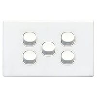 SWITCH, 16A, TWO WAY, 5 GANG