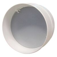 BACK-DRAFT DAMPNER, IN-LINE PLASTIC 100mm