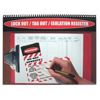 LOCKOUT / TAG REGISTER INCLUDES 9 ASSD. LOCKOUT TAGS