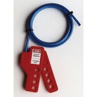 MULTIFUNCTION LOCKOUT CABLE 1m STEEL CBL, [100] HANG PACK