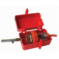 PLUG & HOSE LOCKOUT, PLASTIC LARGE, HANG PACK