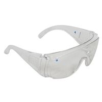 SAFETY GLASSES, VISITORS CLEAR OVER-SPEC