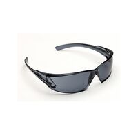 SAFETY GLASSES, SMOKE LENS ANTI-FOG, ANTI SCRATCH