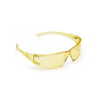 SAFETY GLASSES, AMBER LENS ANTI-FOG, ANTI SCRATCH