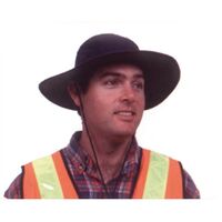 SUN HAT, MEDIUM BLUE, COTTON ADJUSTABLE CHIN STRAP