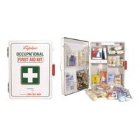 FIRST AID KIT, WALL MOUNTED, LEVEL 1, ABS PLASTIC CASE