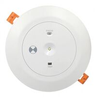 LED RECESSED EMERGENCY DOWNLIGHT, 3W, 240V