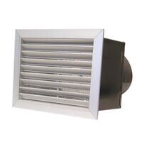 ALUMINIUM HALF CHEVRON GRILLE DOUBLE BRICK