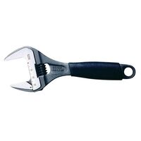 WRENCH, ADJUSTABLE 170mm WIDE JAWS OPEN TO 32mm