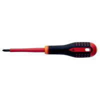SCREWDRIVER, 1000V, SLIM LINE PHILLIPS No2, BLADE LGTH 100mm