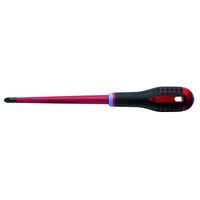 SCREWDRIVER, 1000V, SLIM LINE POZIDRIVE No2,BLADE LGTH 100mm
