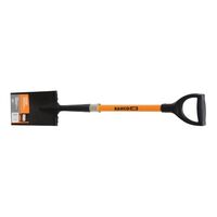 SPADE, DIGGING, LONG FIBREGLASS HANDLE