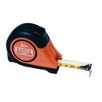 TAPE MEASURE, 8m, 25mm BLADE STEEL BLADE