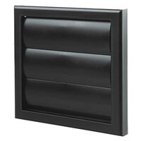 GRILLE, GRAVITY, BLACK, 150mm