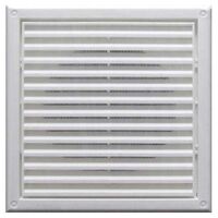 GRILLE, FIXED, WHITE, 100mm