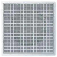 GRILLE, EGGCRATE, WHITE, 125mm