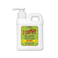 BUSHMAN PLUS DRYGEL 1kg PUMP 80% DEET WITH SUNSCREEN
