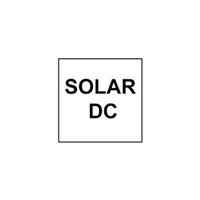 SOLAR LABEL - 25 x 25mm SOLAR DC [10]PK
