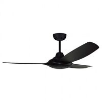 EVO II, 58in DC 3 ABS BLADED BLACK + REMOTE & WALL CONTROL