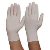 GLOVES, DISPOSABLE LATEX POWDERED - SMALL [100]