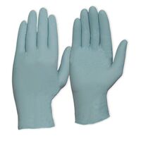 GLOVES, NITRILE DISPOSABLE POWDER FREE, LARGE [100]