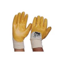 GLOVES, NITRILE 3/4 DIPPED SUPER-LITE ORANGE, SIZE 10