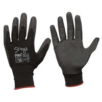 GLOVE,ALL PURPOSE NYLON & PVC FOAM PALM SZ10 - STINGER