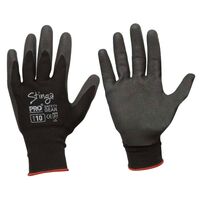 GLOVE, ALL PURPOSE NYLON & PVC FOAM PALM SIZE 8 - STINGER