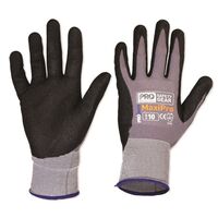 GLOVES,MAXIPRO Pu/NITRILE PALM LYCRA/NYLON LINING SIZE 10