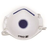 MASK, DUST DISPOSABLE P2 WITH VALVE, LATEX FREE [12]