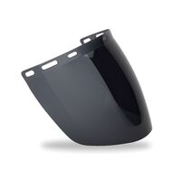 FACE GUARD VISOR REPLACEMENT SMOKE, HI IMPACT