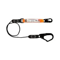 LANYARD, 2m WEBBING SHOCK ABSORBING, FW SNAP & SCAFF HK