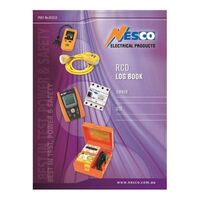 RCD TESTING LOG BOOK