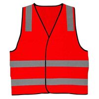 SAFETY VEST, HI-VIZ, ORANGE DAY/NIGHT (CLASS D/N), X/LARGE
