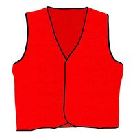SAFETY VEST, HI-VIZ, ORANGE DAY USE (CLASS D), LARGE