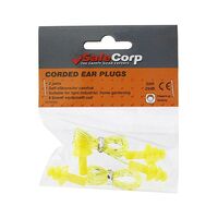EARPLUGS W/CORD,SILICONE [2]