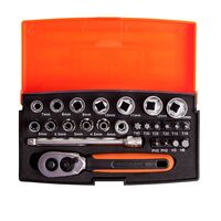 SOCKET SET, MINI 25 PIECE 1/4in DRIVE