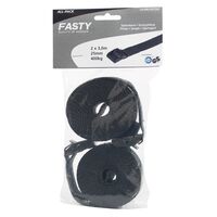 STRAP PINPACK 3m x 25mm [2] BLACK
